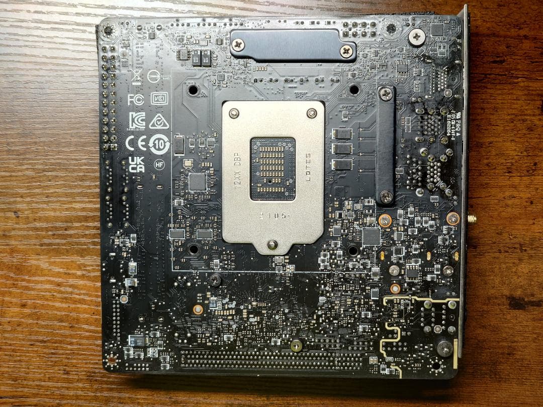 動作OK MSI MEG Z590I UNIFY Mini-ITX マザーボード