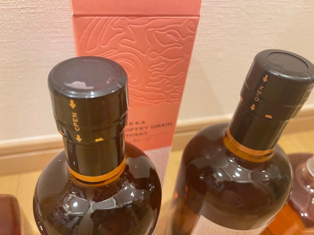 ニッカウイスキー　フロムザバレルx2、カフェグレーンx2