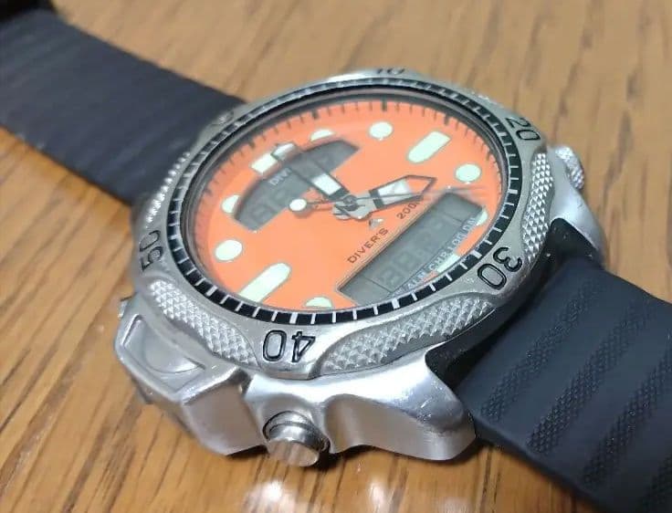 【本日限定特価】【希少】シチズン プロマスター ダイバー デジアナ