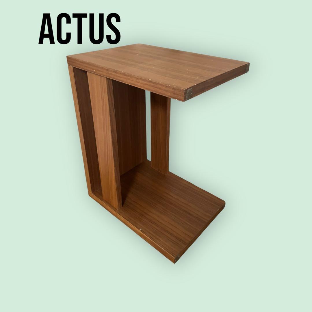 な*フ様 アクタス　actus サイドテーブル　ウォルナット材　突板