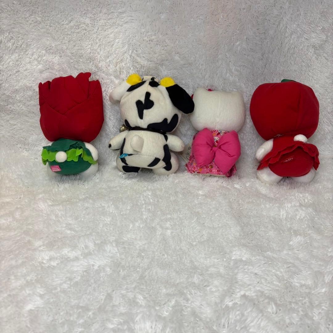 ハローキティ セット ぬいぐるみ ご当地 ハンカチ 時間割表 砂時計 巾着