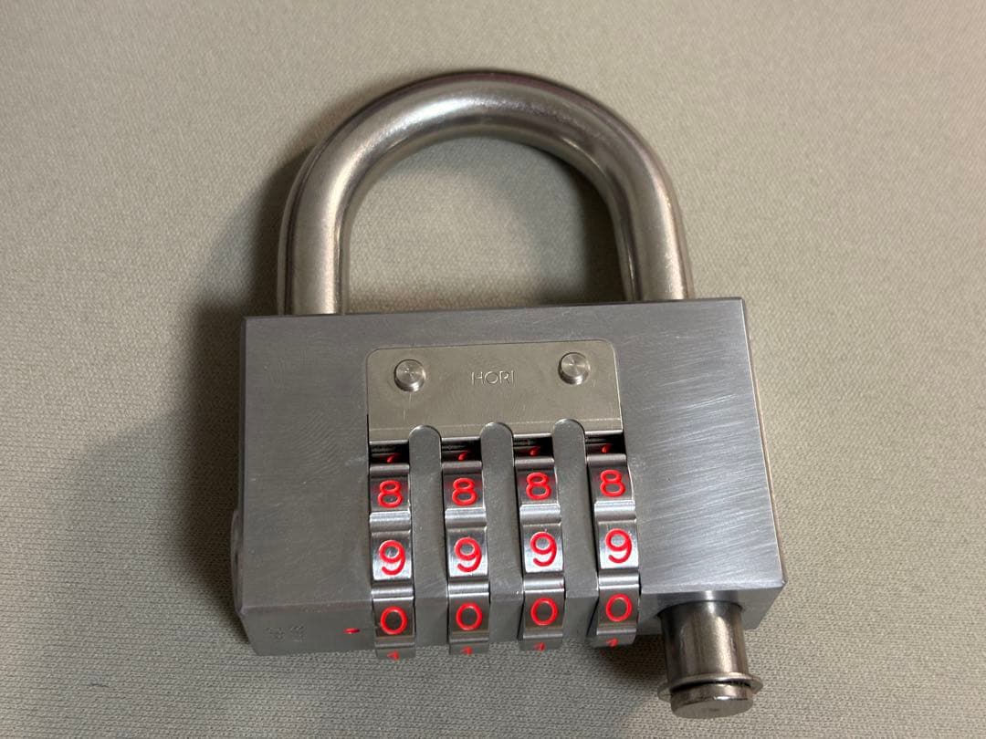 HORI No.1662 堀商店 可変ダイヤル式南京錠