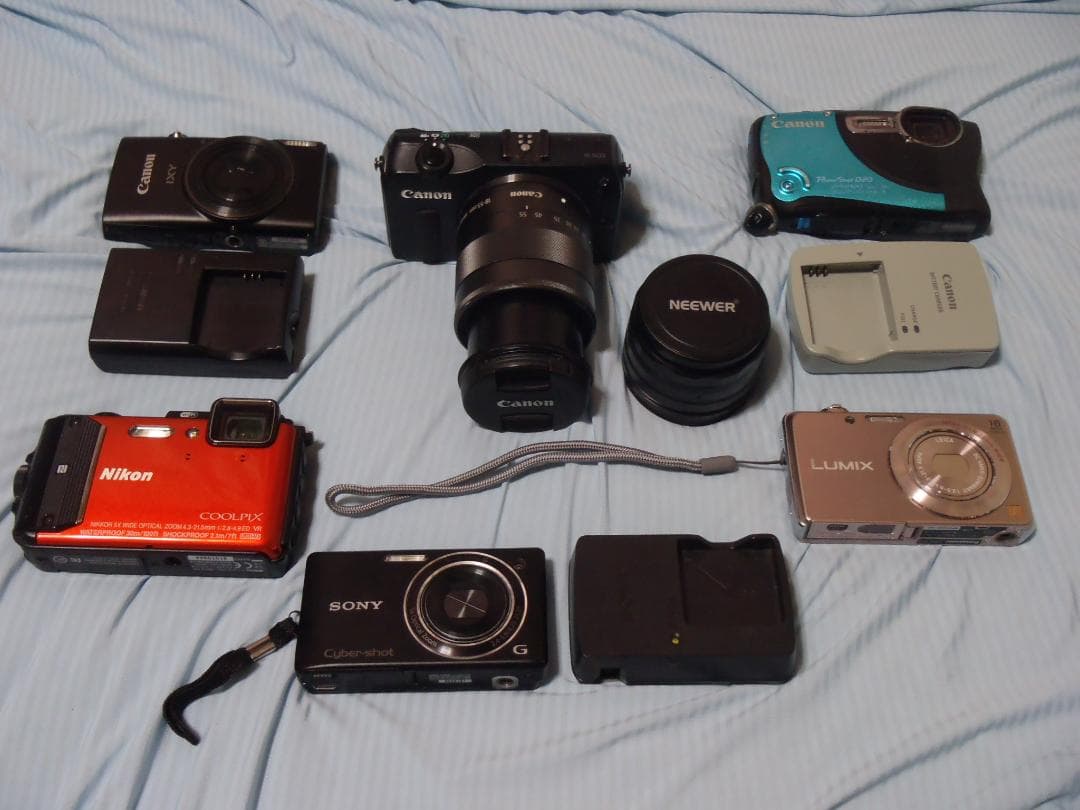 ♥️スマホ転送★７台セットー3台★キャノン一眼レフ★ニコン★今はバッテリー付