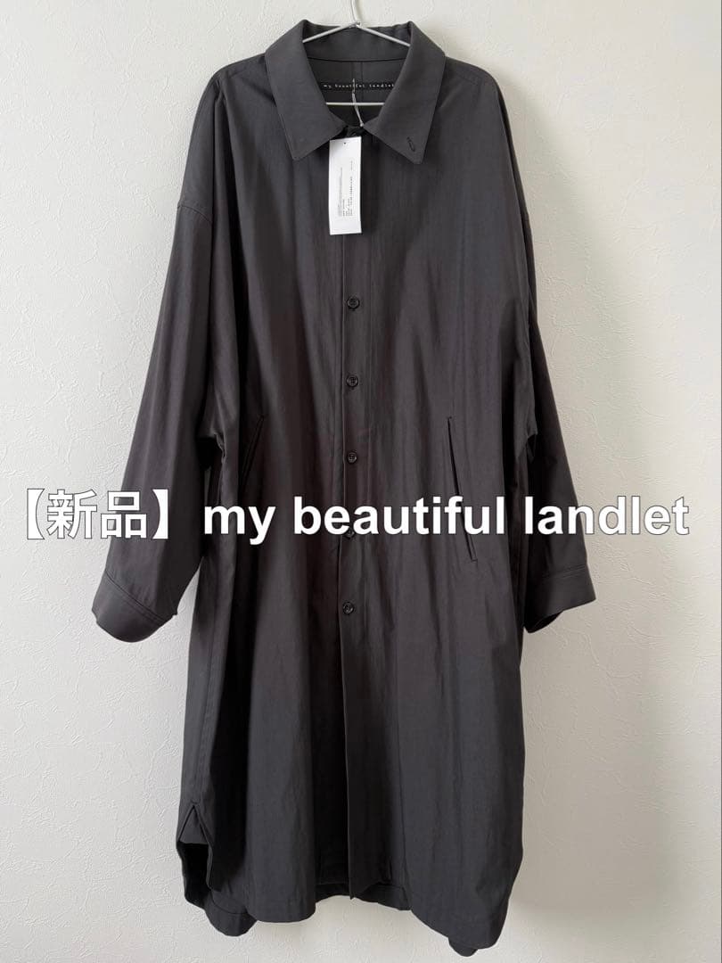 【新品】my beautiful landlet ロングシャツコート