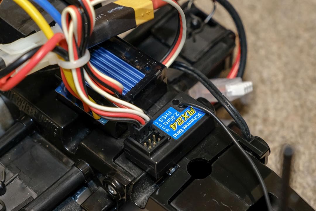 ★くるくる★タミヤ　ミニクーパー2006　組立済　メカ・プロポ付