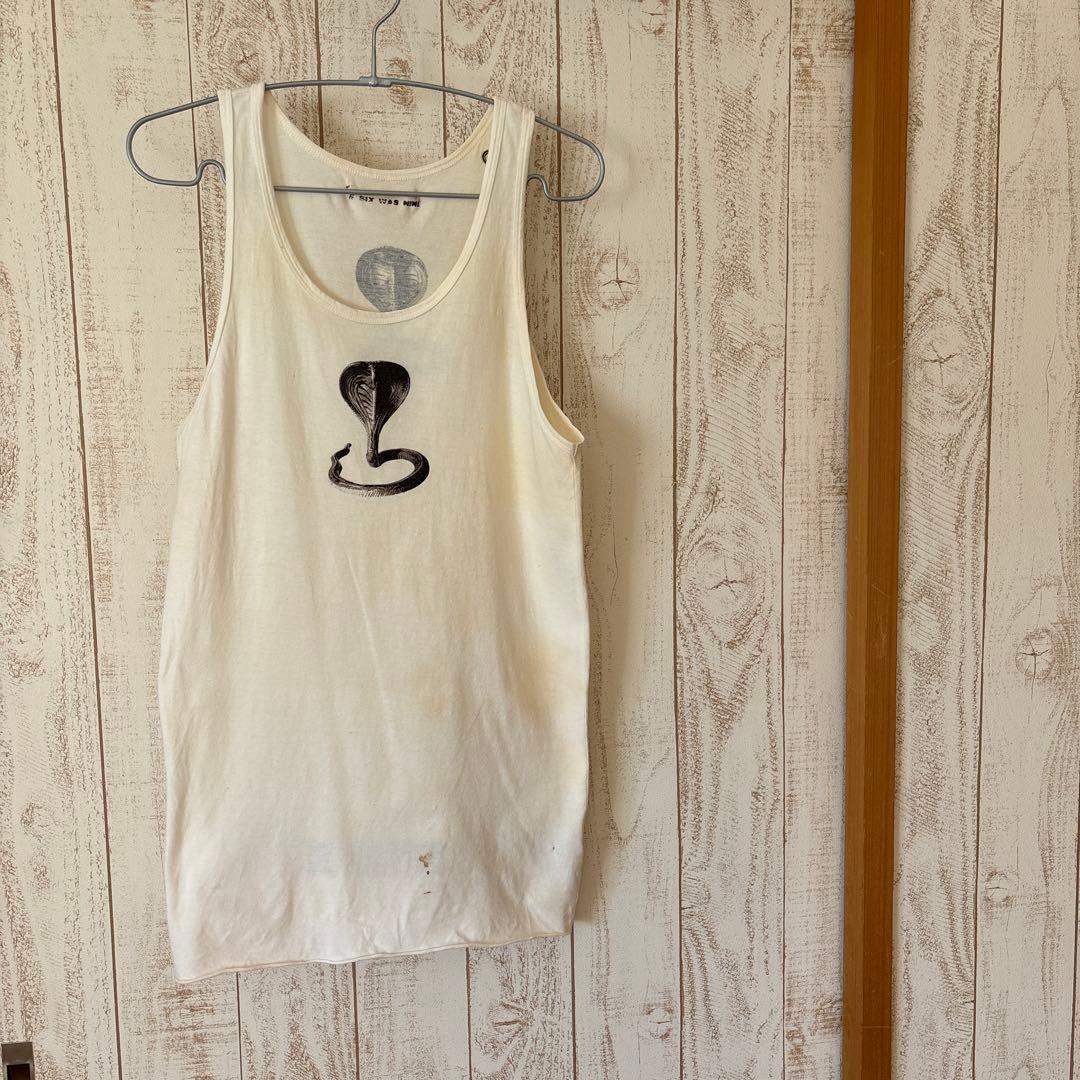 断*で様 Ifsixwasnine ロゴ スタッズ タンクトップ Hyde 稲葉