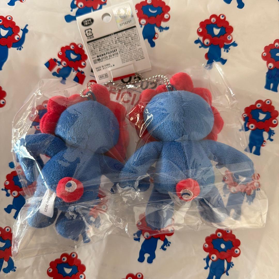 EXPO EXPO2025 ミャクミャク ペアマグネットマスコットキーホルダー