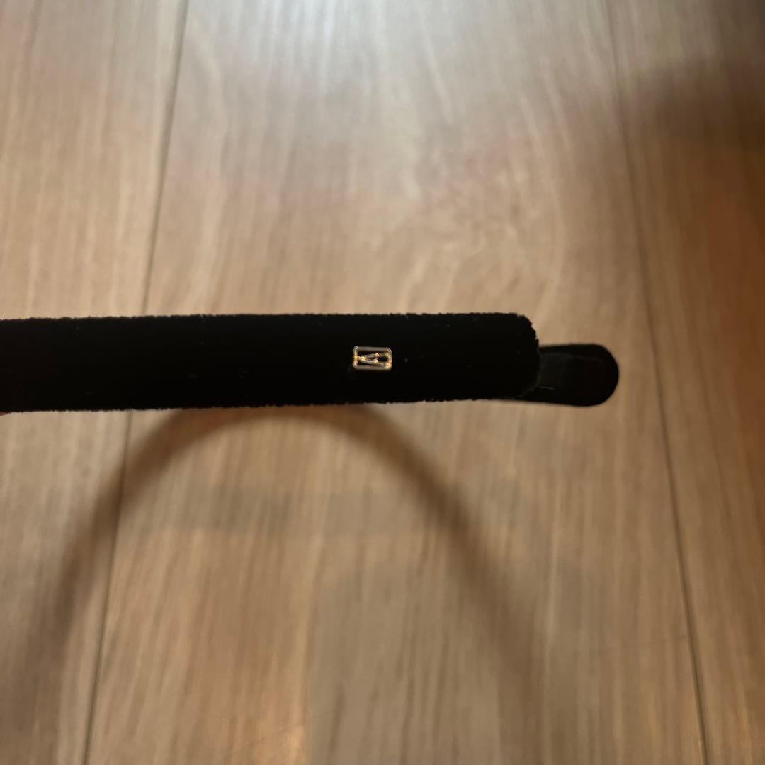 アレクサンドゥパリ　カチューシャ　ブラック　マシェール エラ　ベロア