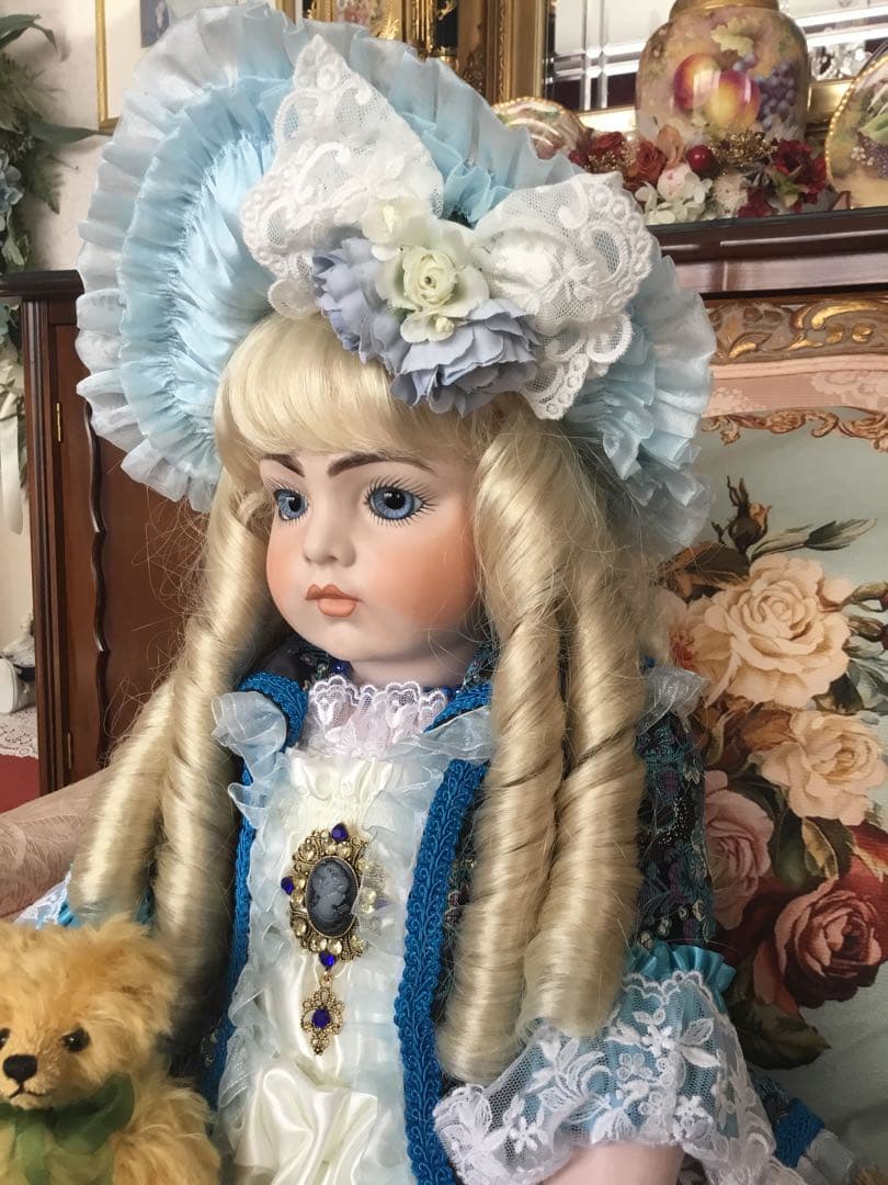 ビスクドール❤️『冬麗ふゆうらら』碧空のBru Jne❤️リプロ