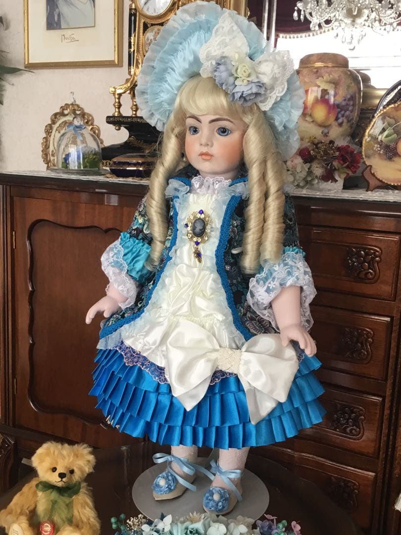 ビスクドール❤️『冬麗ふゆうらら』碧空のBru Jne❤️リプロ