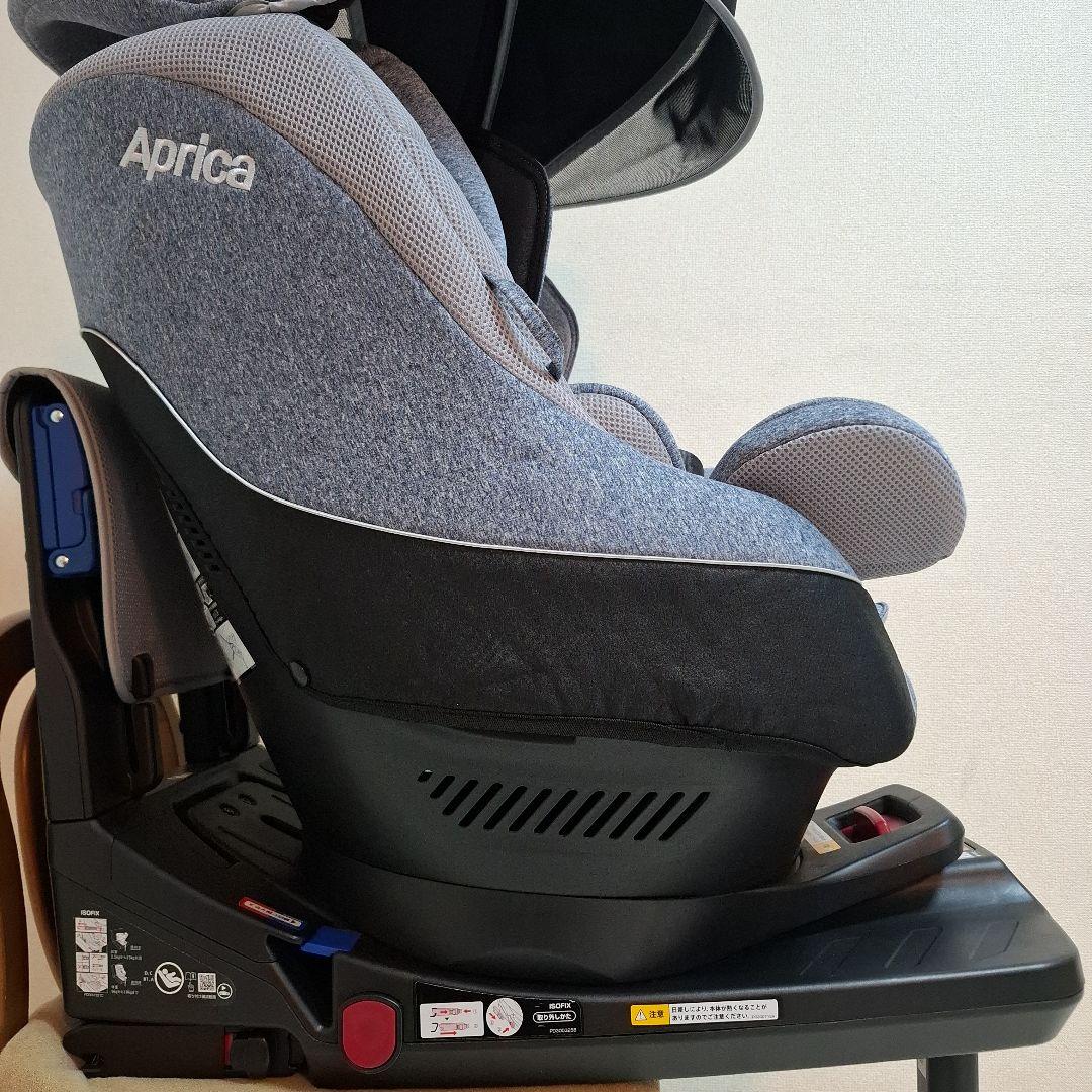 【美品】Aprica クルリラ AC ネイビー NV フットステップ付き