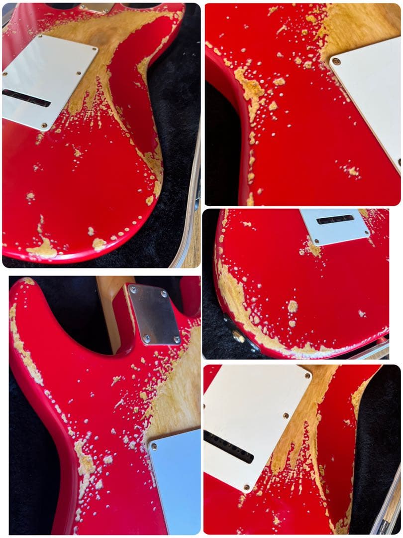 ハードレリックストラトキャスタータイプ/ミニハムバッカー×2/オイルコンデンサー