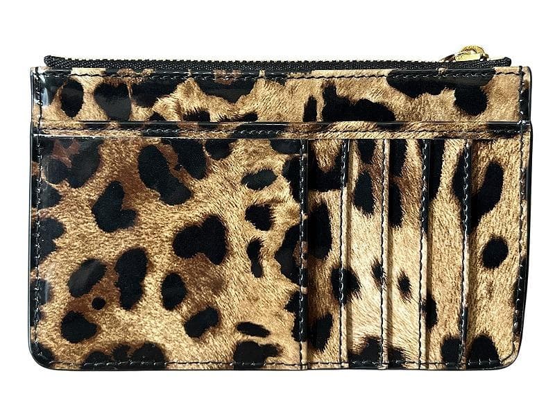 専用　 未使用 ドルチェ&ガッバーナ レオパード レザー カードホルダー