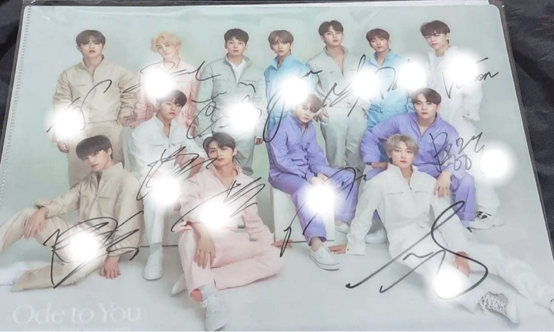 SEVENTEEN Ode to You サイン入りクリアファイル