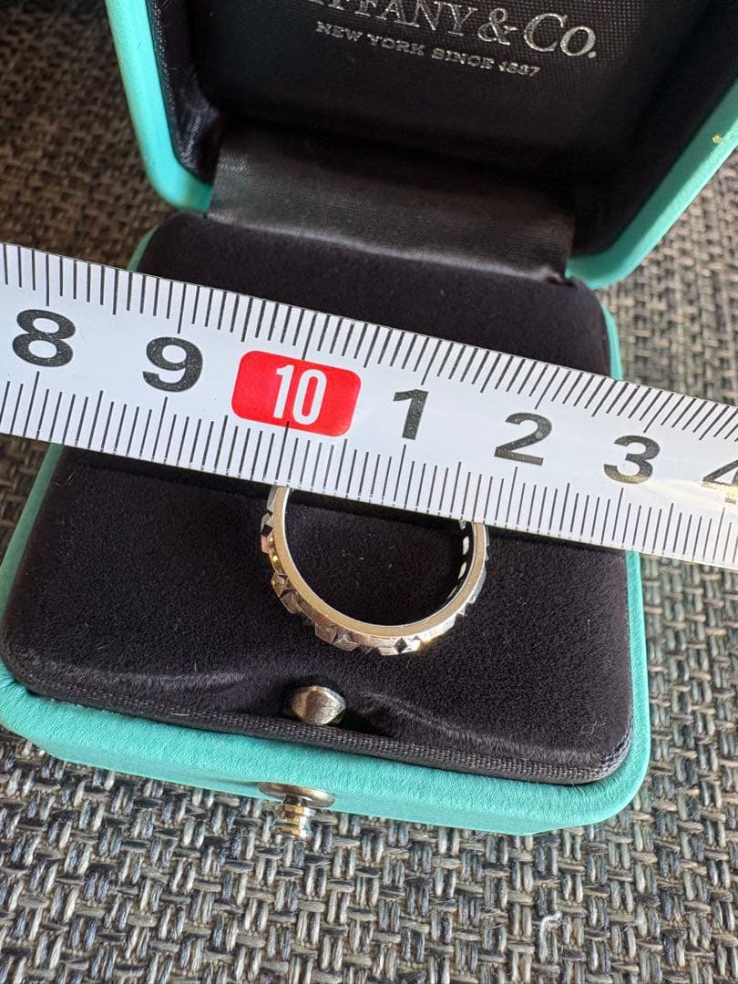 Tiffany & Co. トゥルー ナロー リング　ホワイトゴールド　9号