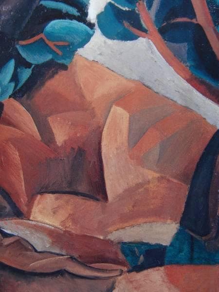 パブロ・ピカソ、【風景のなかの裸婦】、希少画集画、新品高級額・額装付