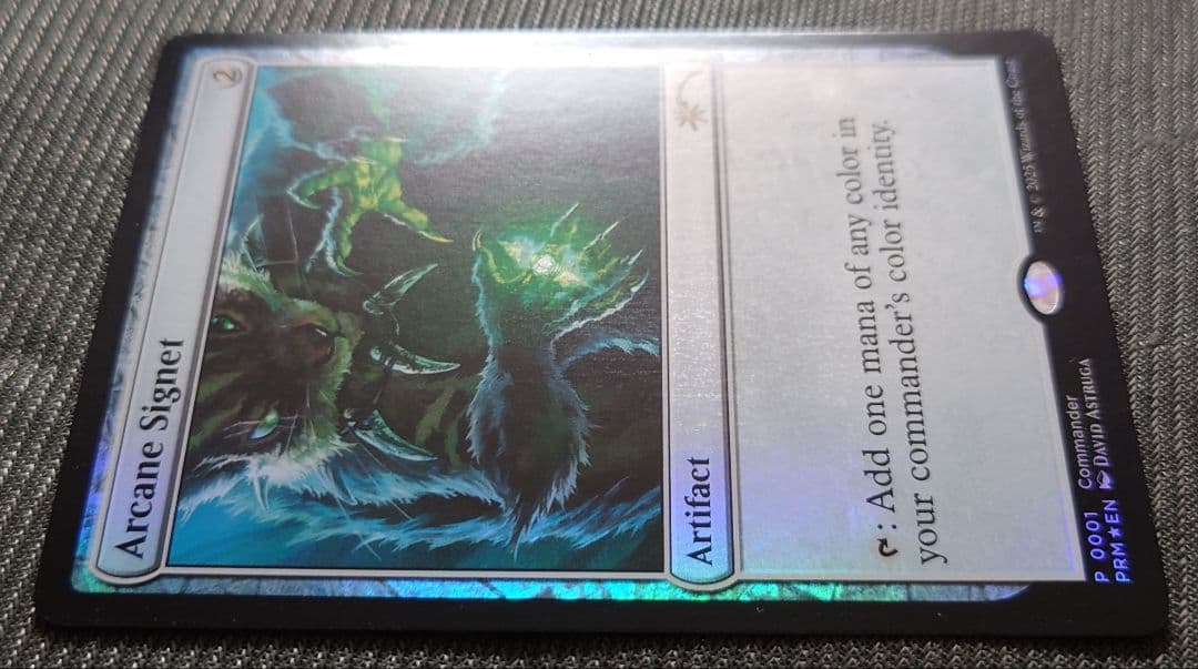 mtg 超稀少 サワギバ プロモ FOIL 秘儀の印鑑 コマンドフェスト