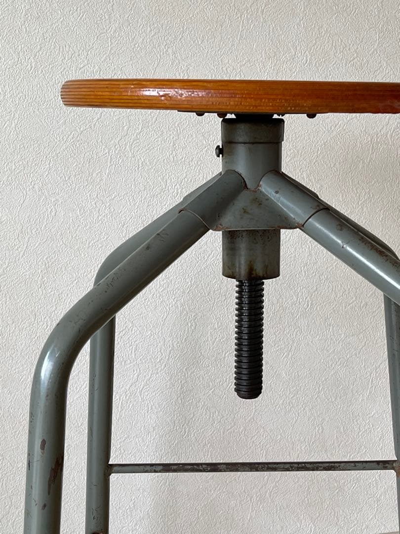 フランス　ビンテージ　ハイスツール　カウンターチェア