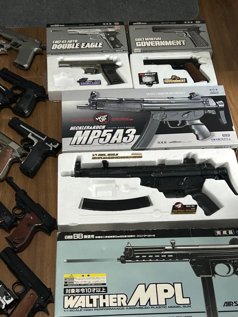 かずき クラウンリボルバー 6個付き 東京マルイ エアガン大量セット