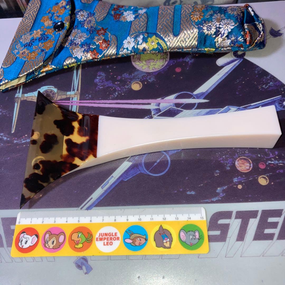 三味線　鼈甲撥　手元はプラ