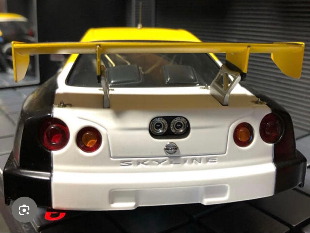 ミニカー AUTOart 1/18 GT-R R34 2001 JGTC 2001