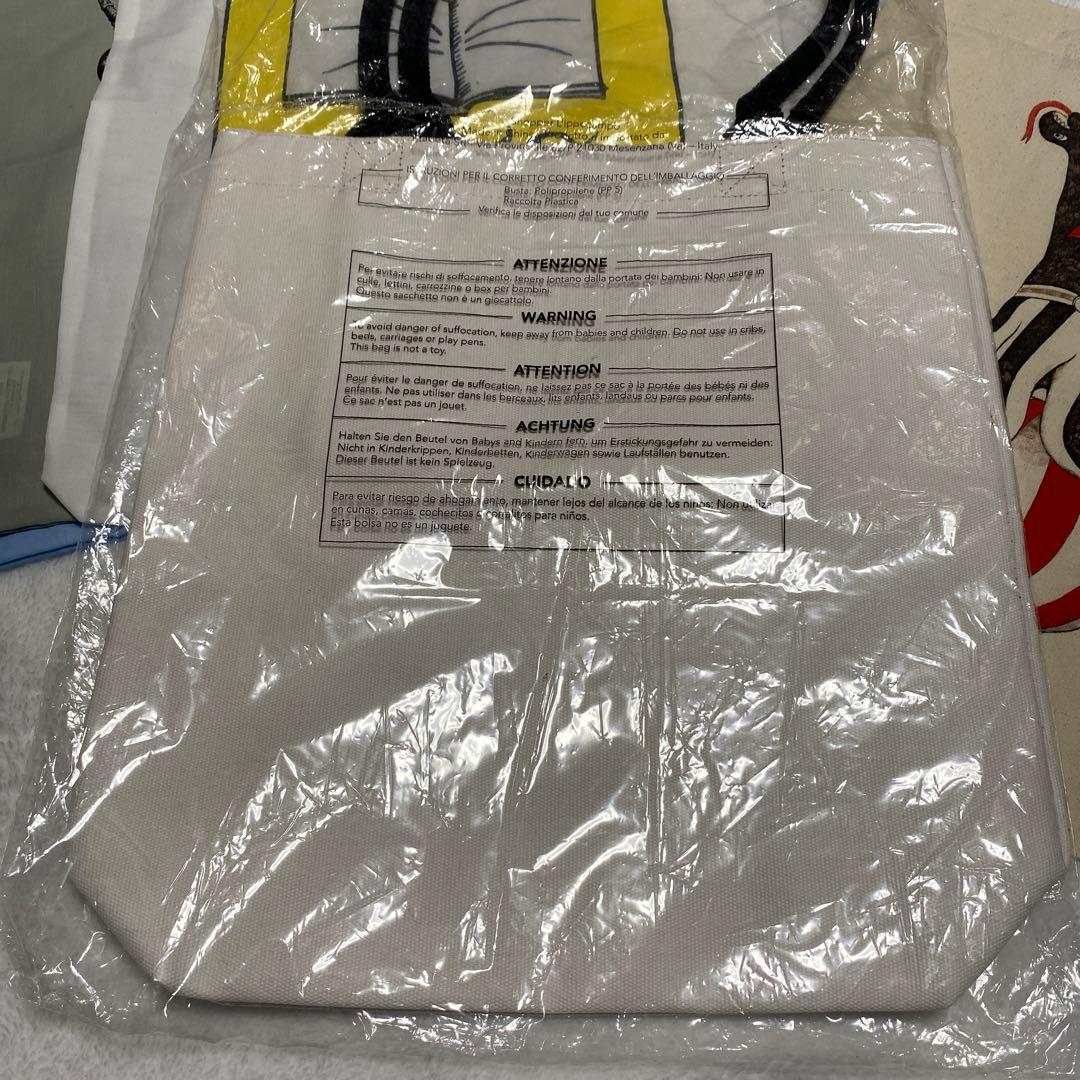 ヒグチユウコ 直筆サイン イラスト 複製画 ほんやのねこ・おみやげ　バッグ