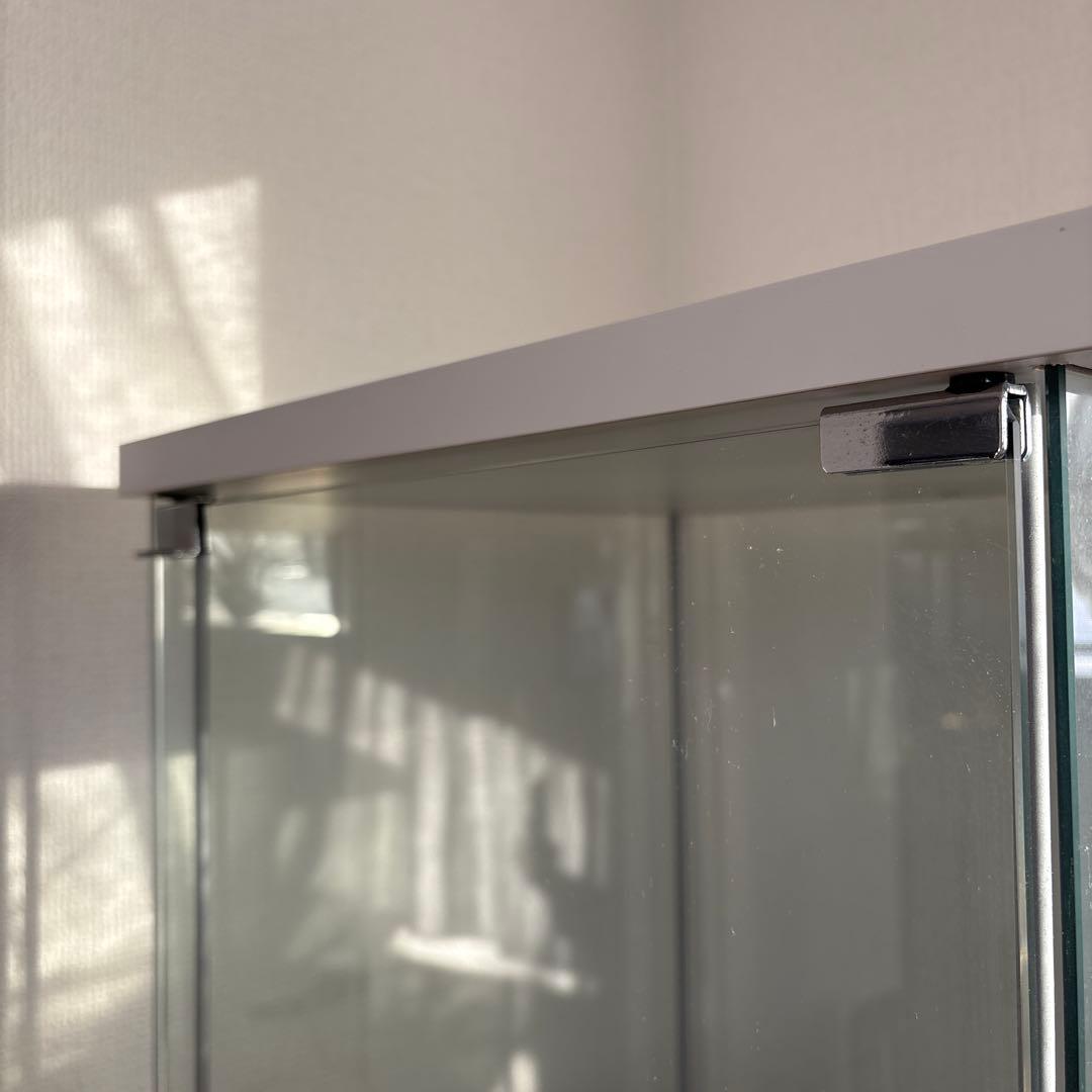 【梱包・発送たのメル便】IKEA デトルフ ガラス扉キャビネット