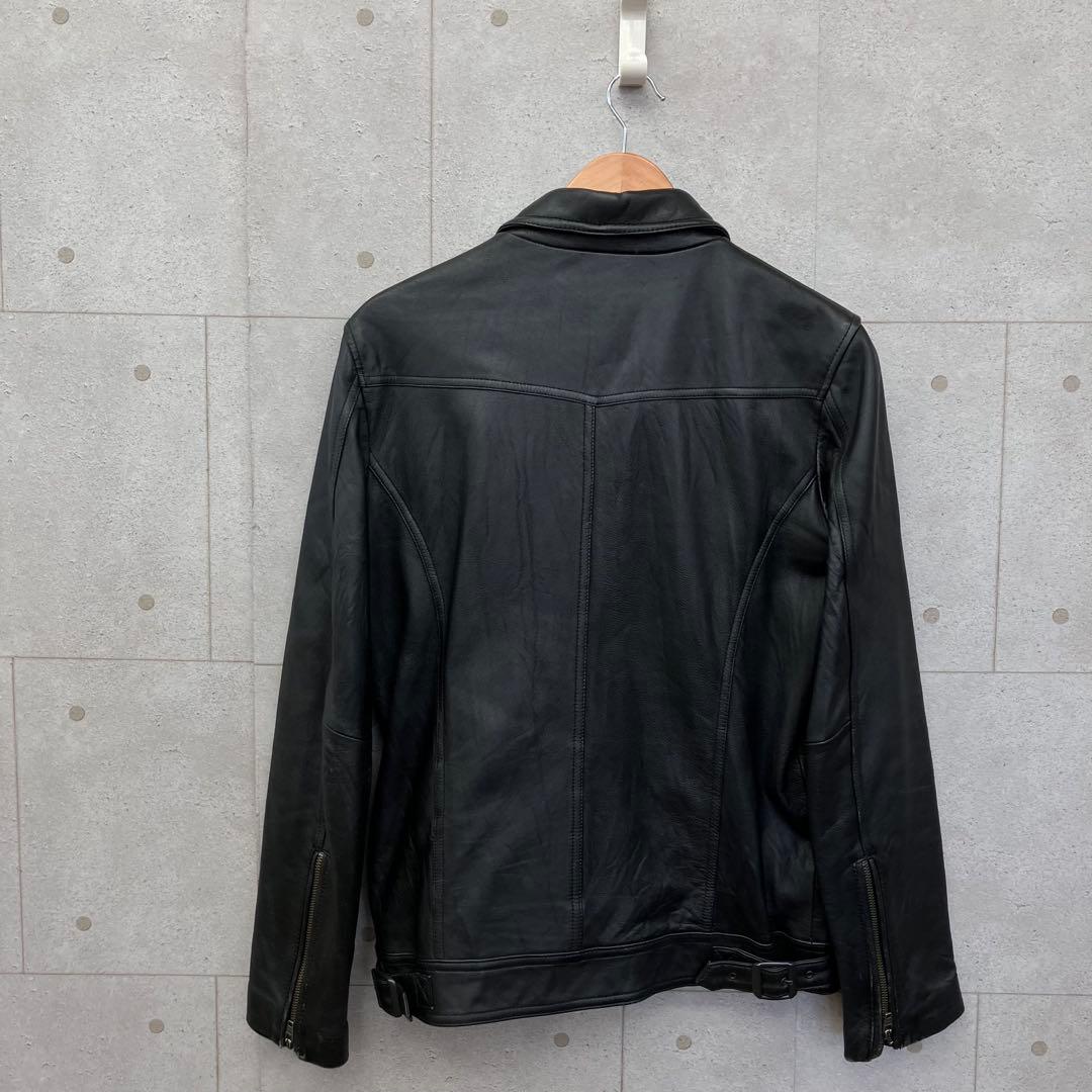JACKROSE ジャックローズ シングル 羊革 ライダースジャケット 黒 4