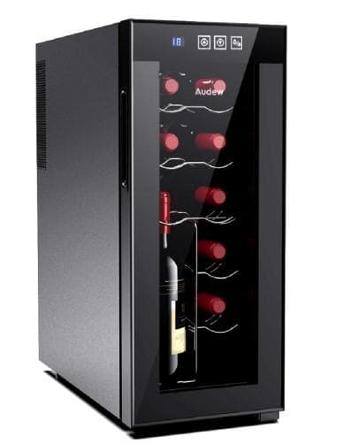 新品 12本収納 ワインセラー ペルチェ静音式　縦置き横置き対応　 ワインセラー