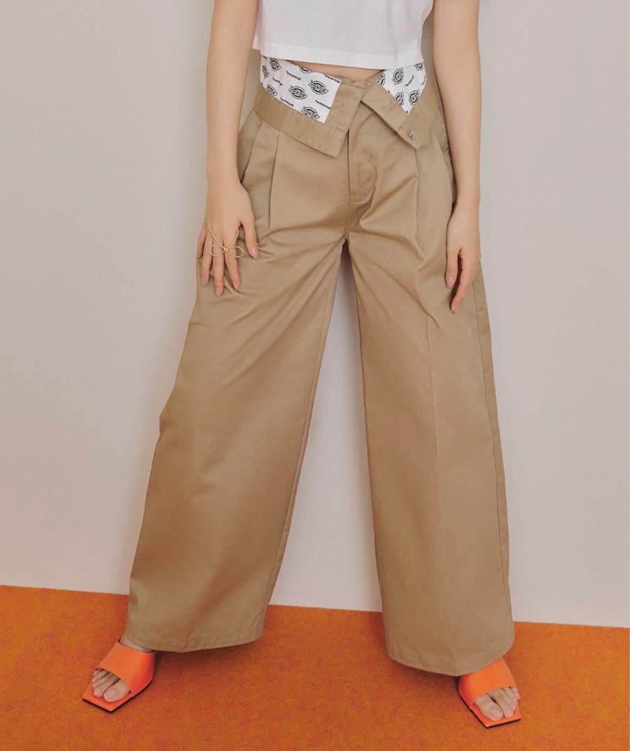 【LILYBROWN Dickies】874ハイウエストチノパンツ