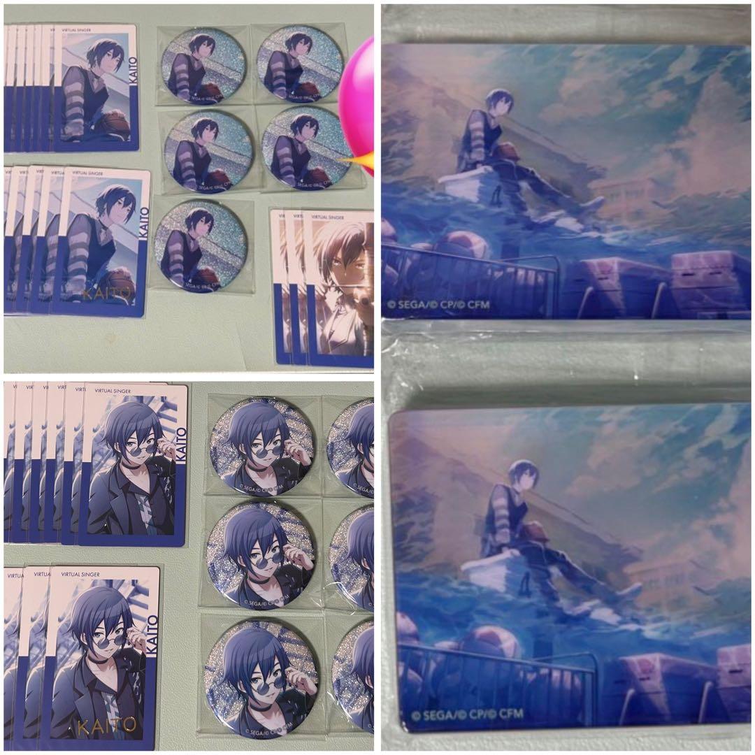 プロセカ グリッター缶バッジ エピカ ノーブルアート KAITO セット