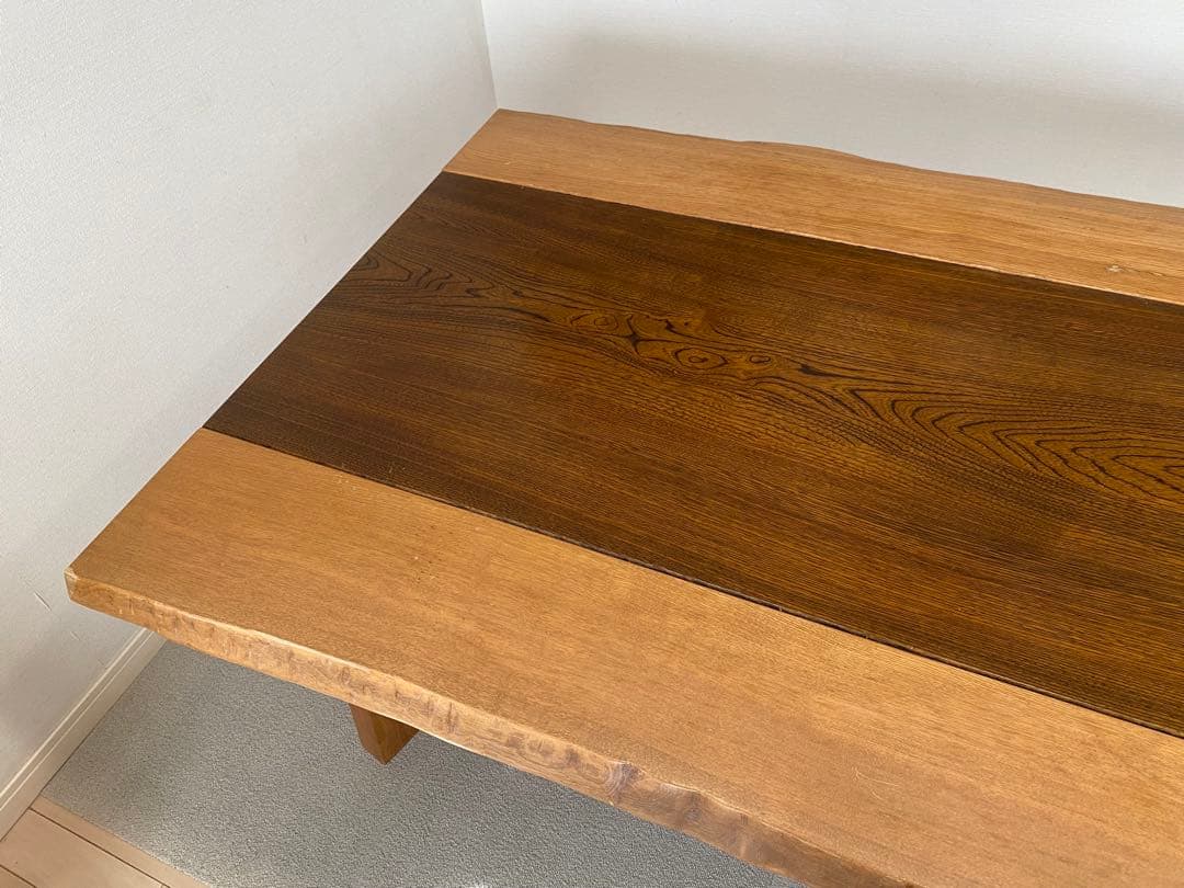 カリモク　ダイニングテーブル　サイズ約長165×幅90×高63cm 板厚4cm