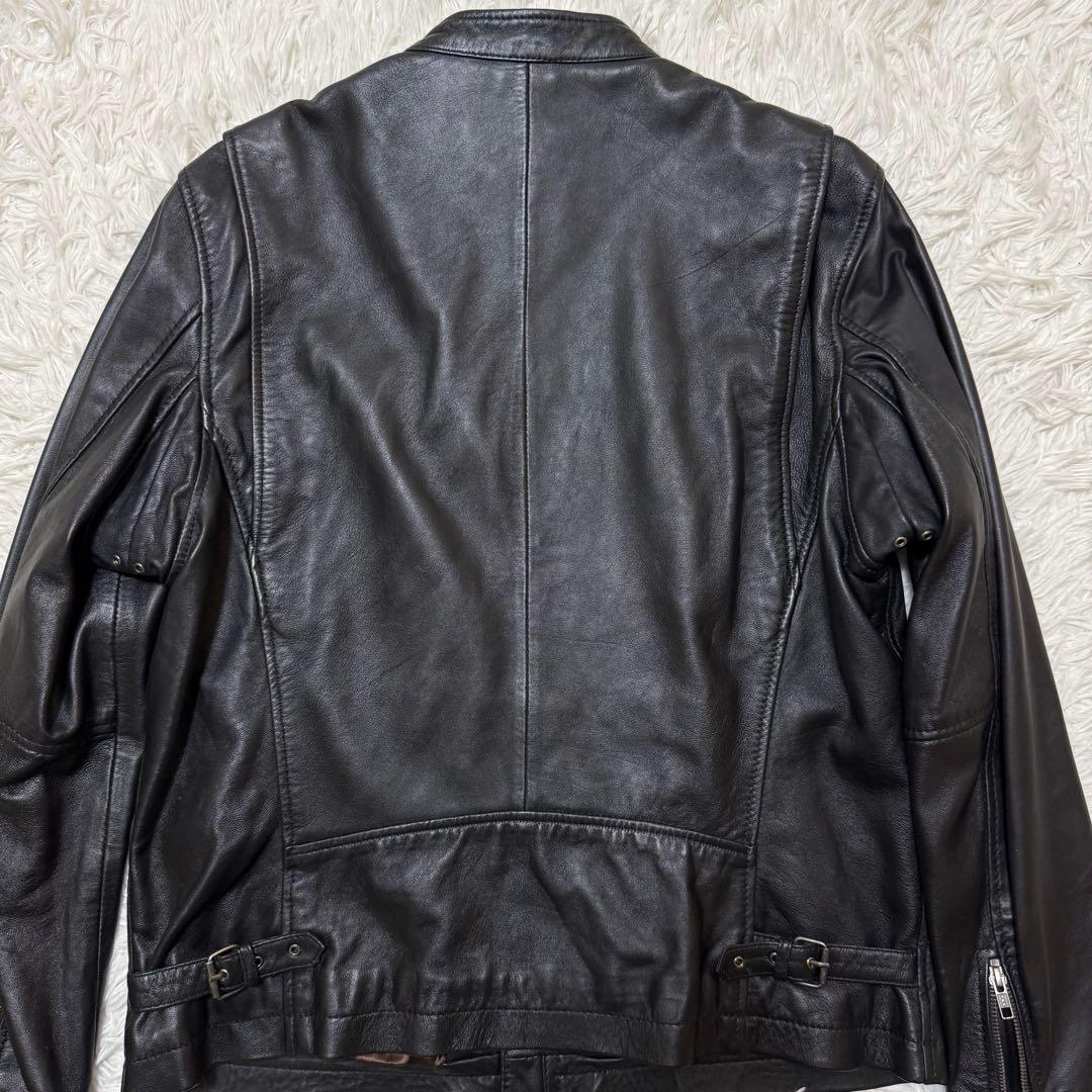 RIDEZ ラムレザー　ライダースジャケット