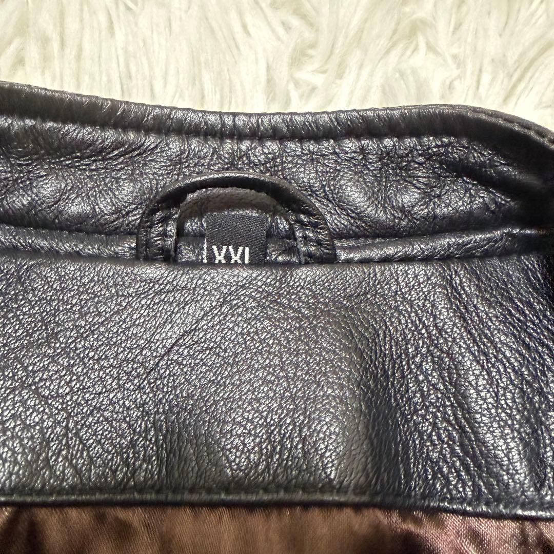 RIDEZ ラムレザー　ライダースジャケット