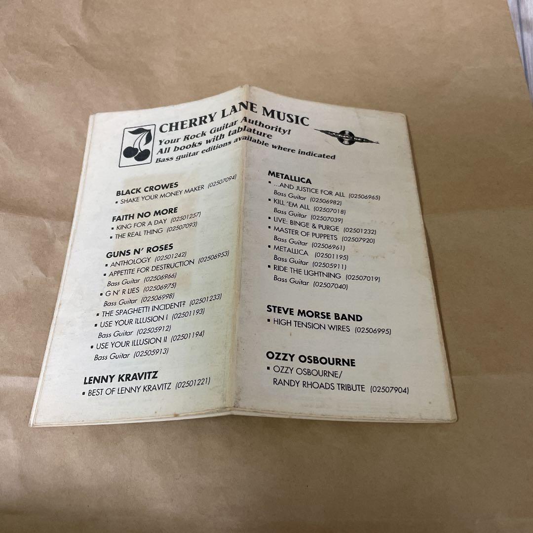 【レア物】ビリーシーン　ベースシークレット　VHS 楽譜つき