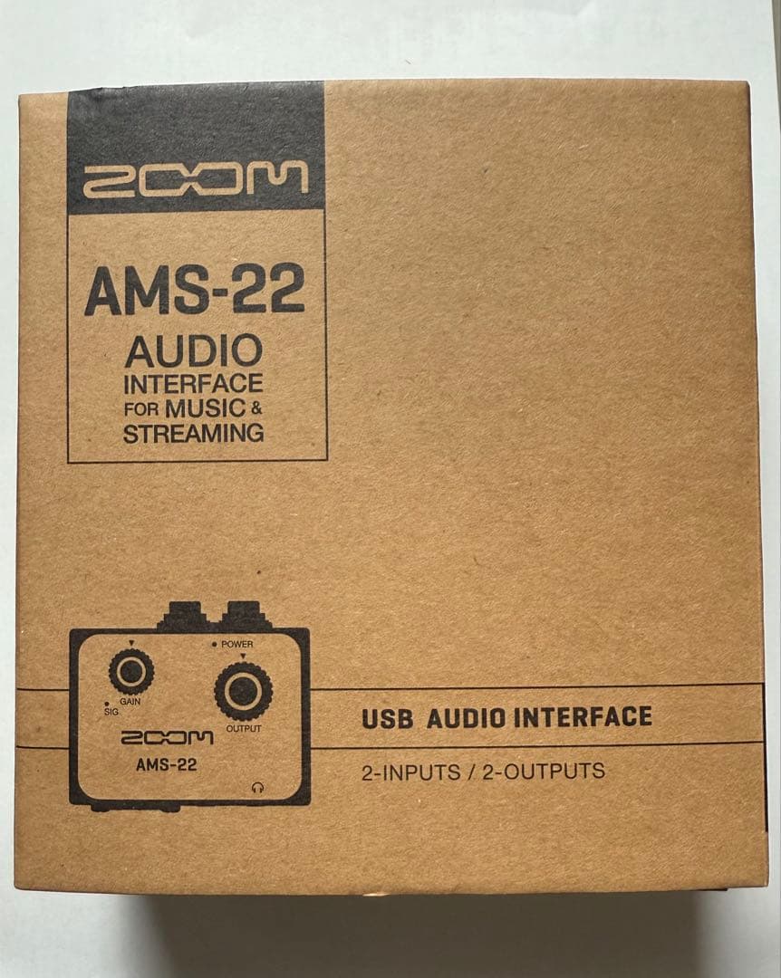 ZOOM AMS-22 オーディオインターフェイス ほぼ新品