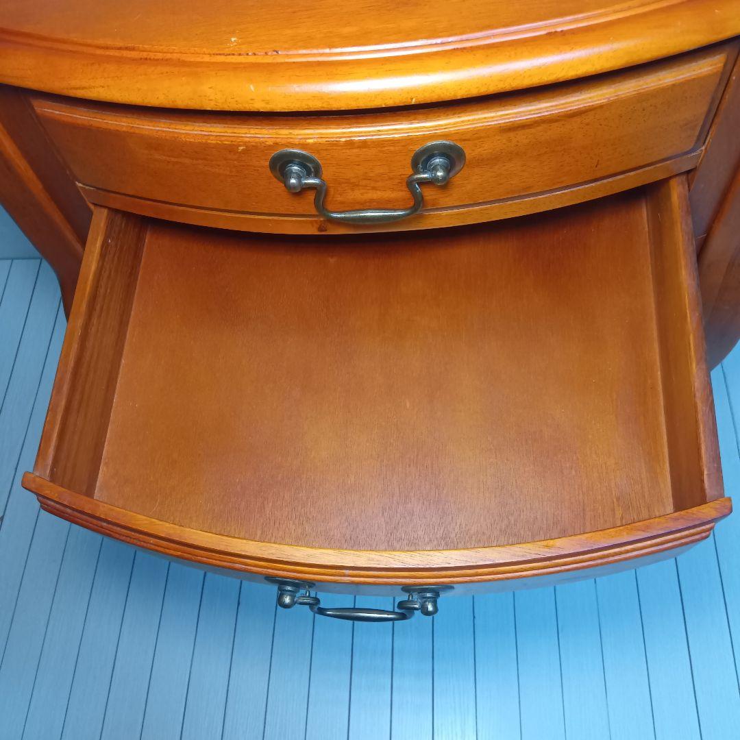 アンティーク調 猫脚 チェスト サイドテーブル コンソール 花台 電話台