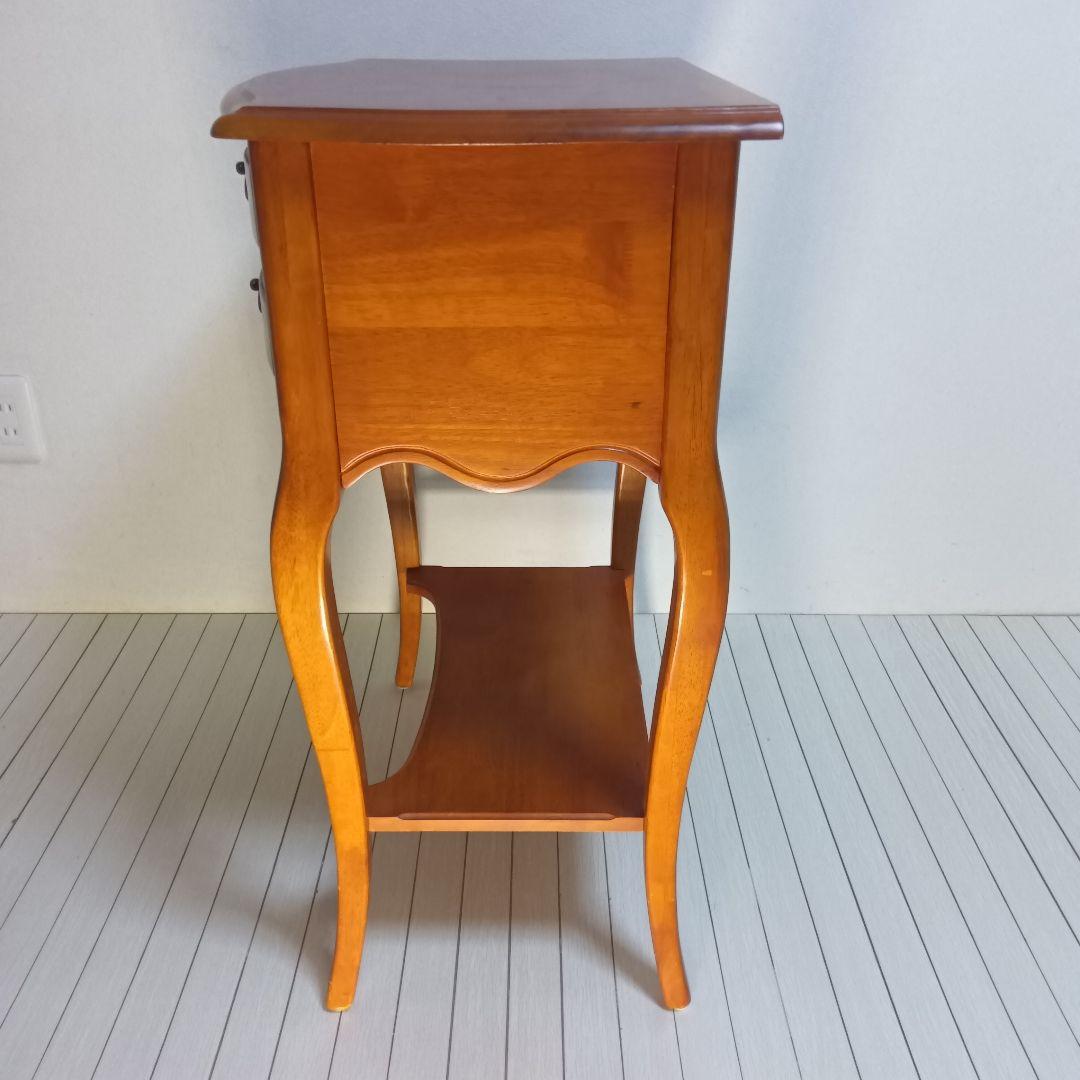 アンティーク調 猫脚 チェスト サイドテーブル コンソール 花台 電話台