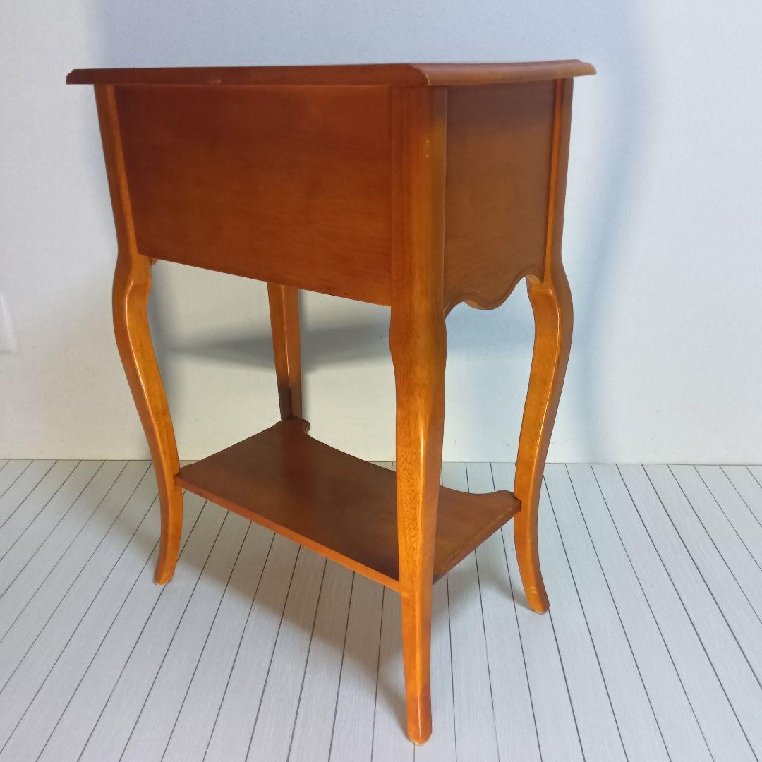 アンティーク調 猫脚 チェスト サイドテーブル コンソール 花台 電話台