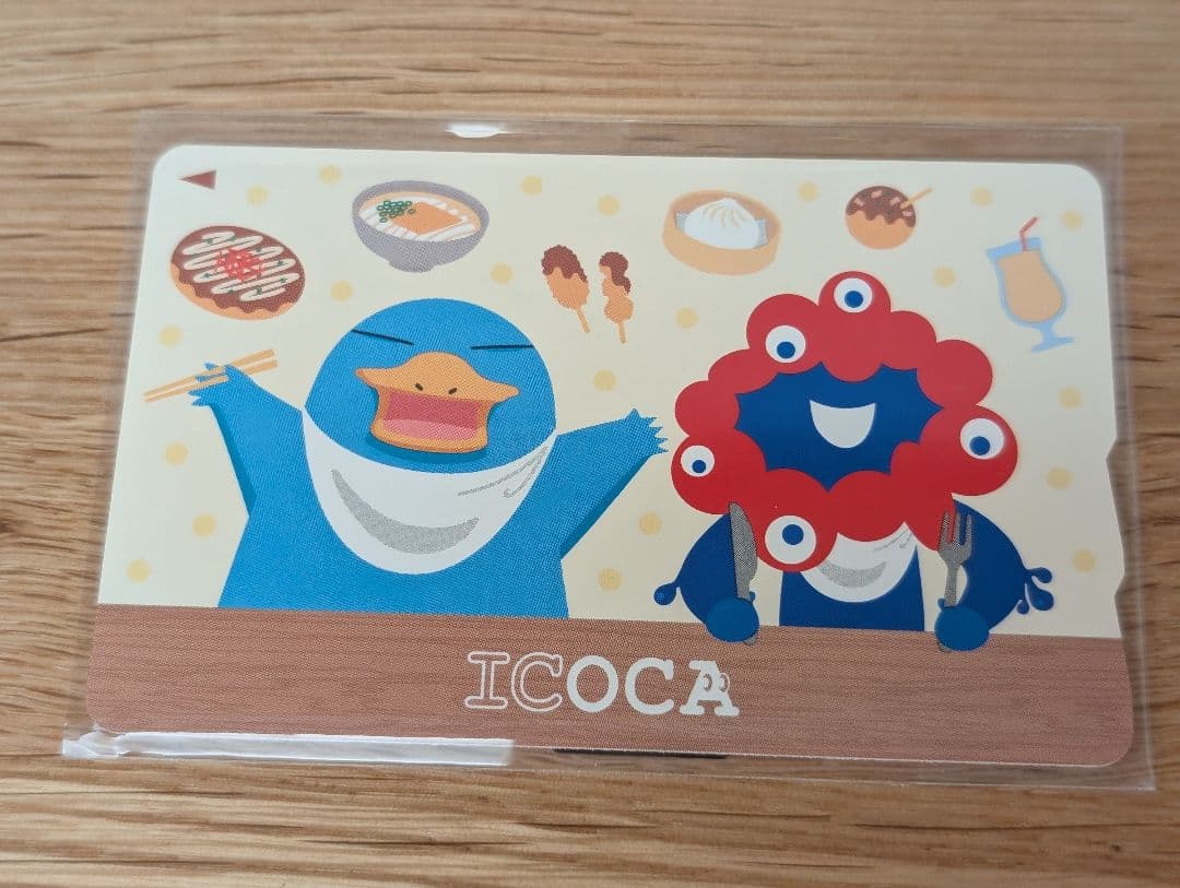 【新品】万博限定記念ICOCA　合皮パスケースセット　ミャクミャクイコちゃん