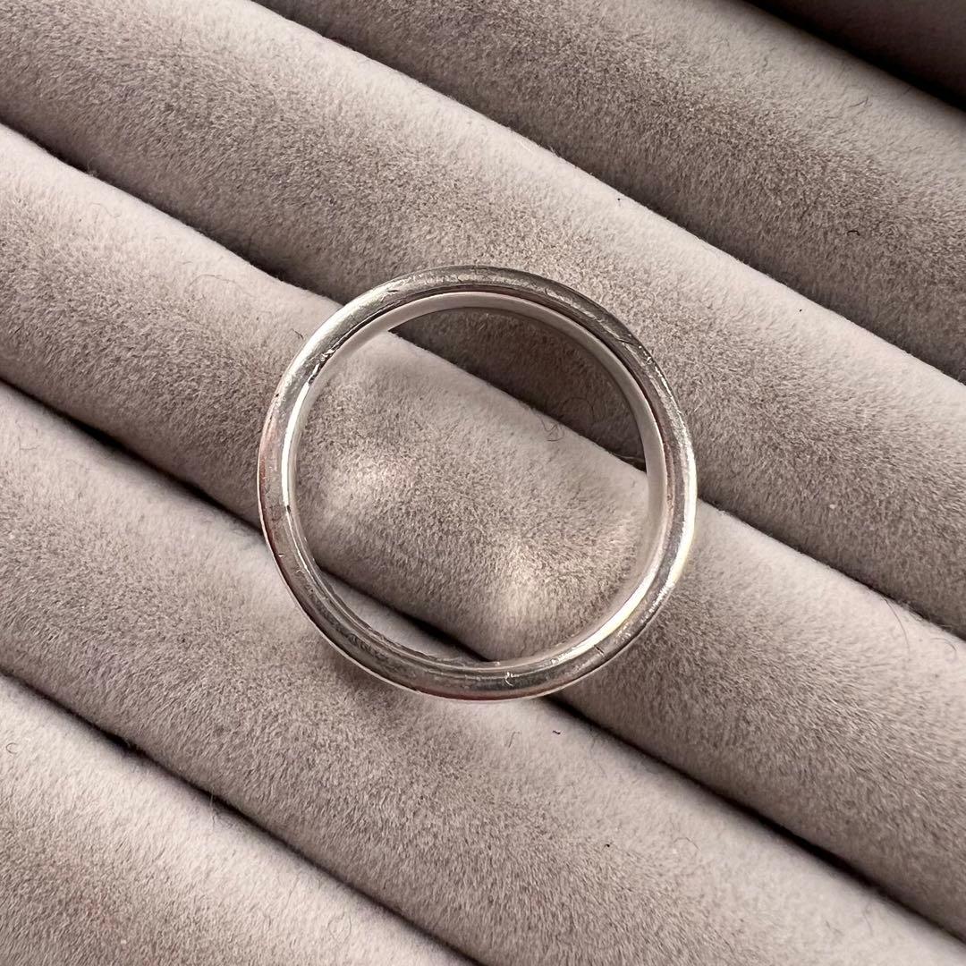 ★Tiffany&Co.1837★ナローリング 19号 指輪 シルバー925