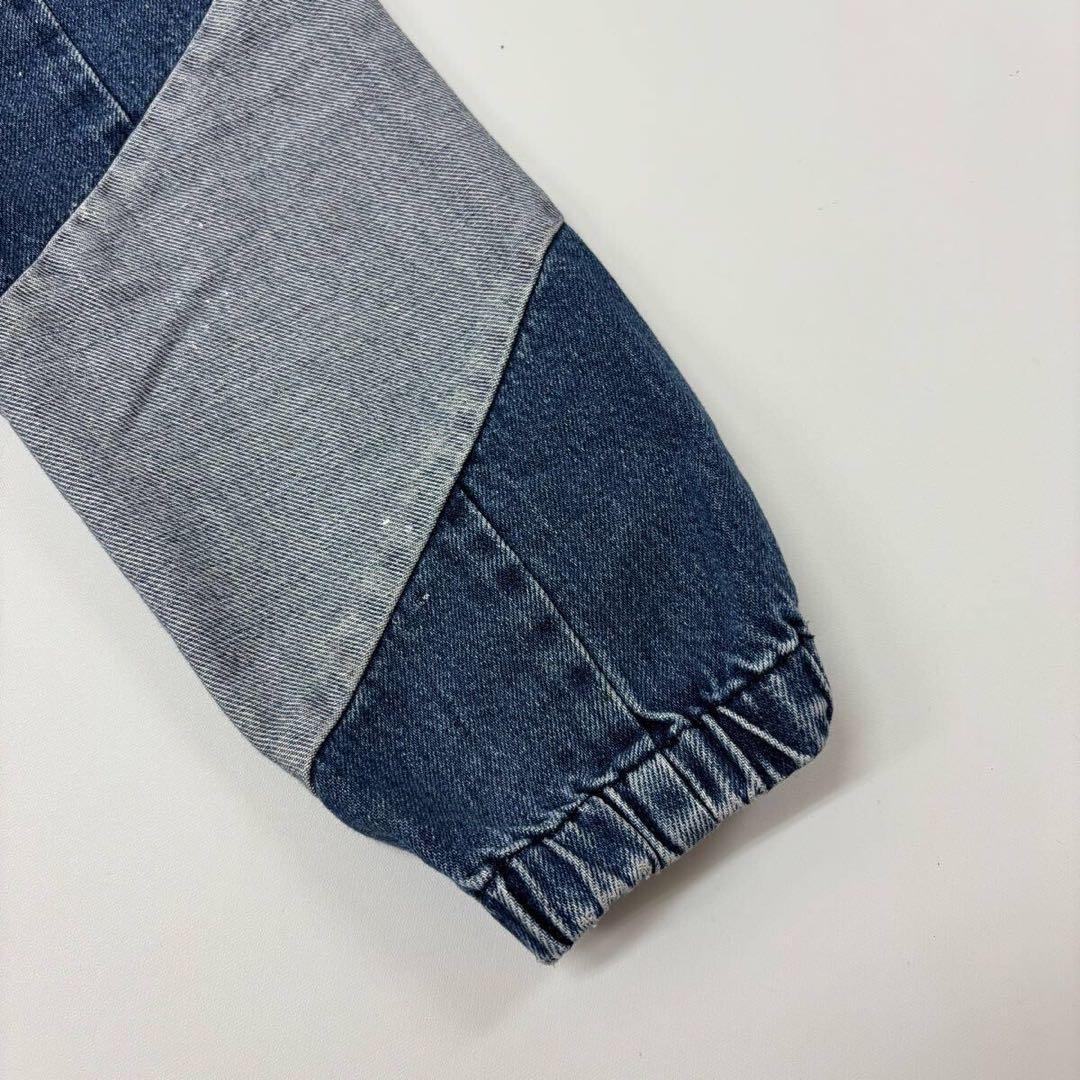 希少 SAPEur KIDS キッズ ヴィンテージ デニム トラック パンツ M