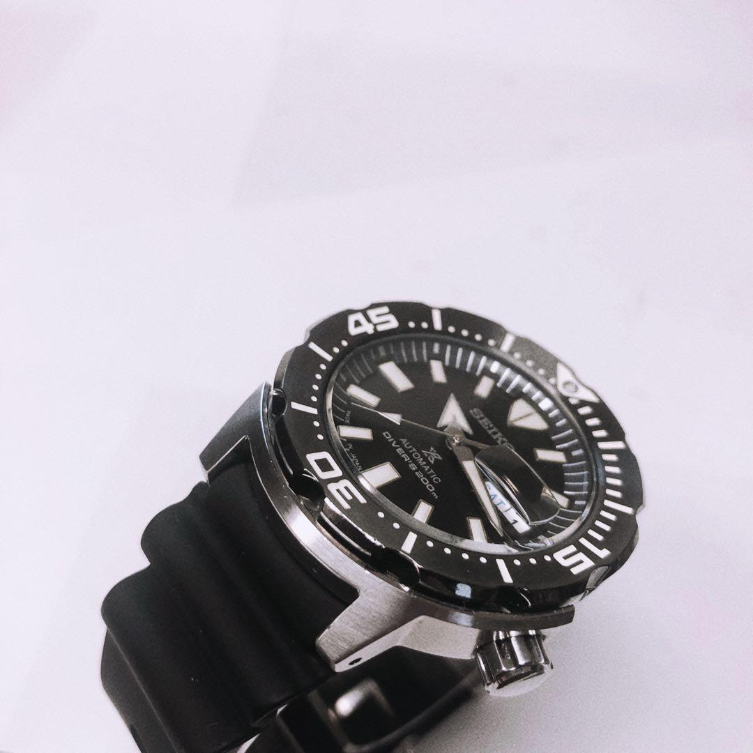 SEIKO SBDY035 4R36-07N0 モンスター 自動巻 ブラック