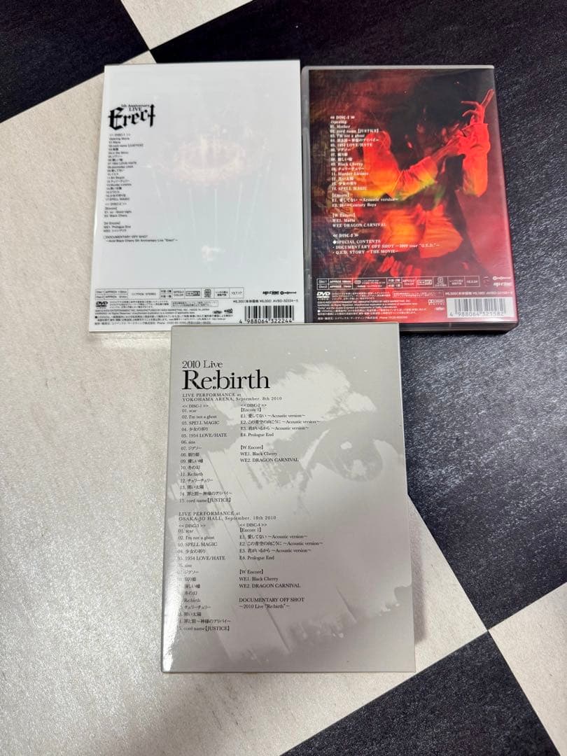 Acid Black Cherry DVDセット QED Erect Re:bi