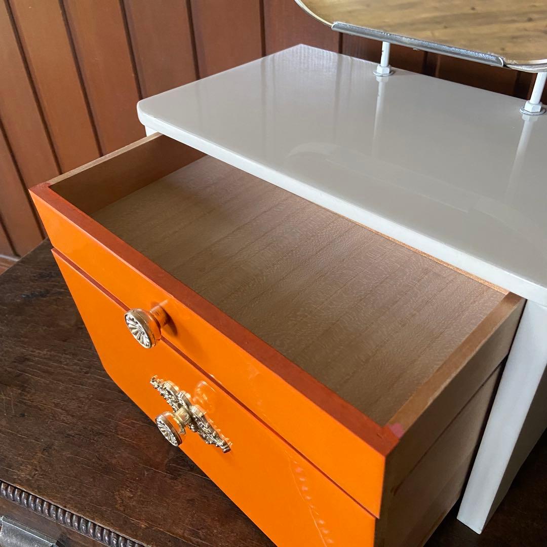 昭和レトロ　アンティーク　ドレッサー　ミニ鏡台