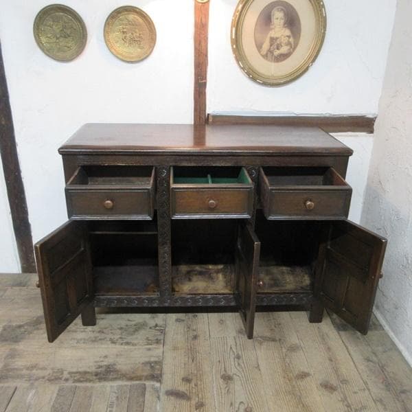 イギリス アンティーク 家具 サイドボード キャビネット 店舗什器 6801d