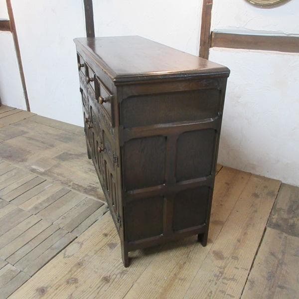 イギリス アンティーク 家具 サイドボード キャビネット 店舗什器 6801d