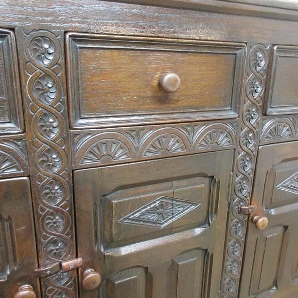 イギリス アンティーク 家具 サイドボード キャビネット 店舗什器 6801d