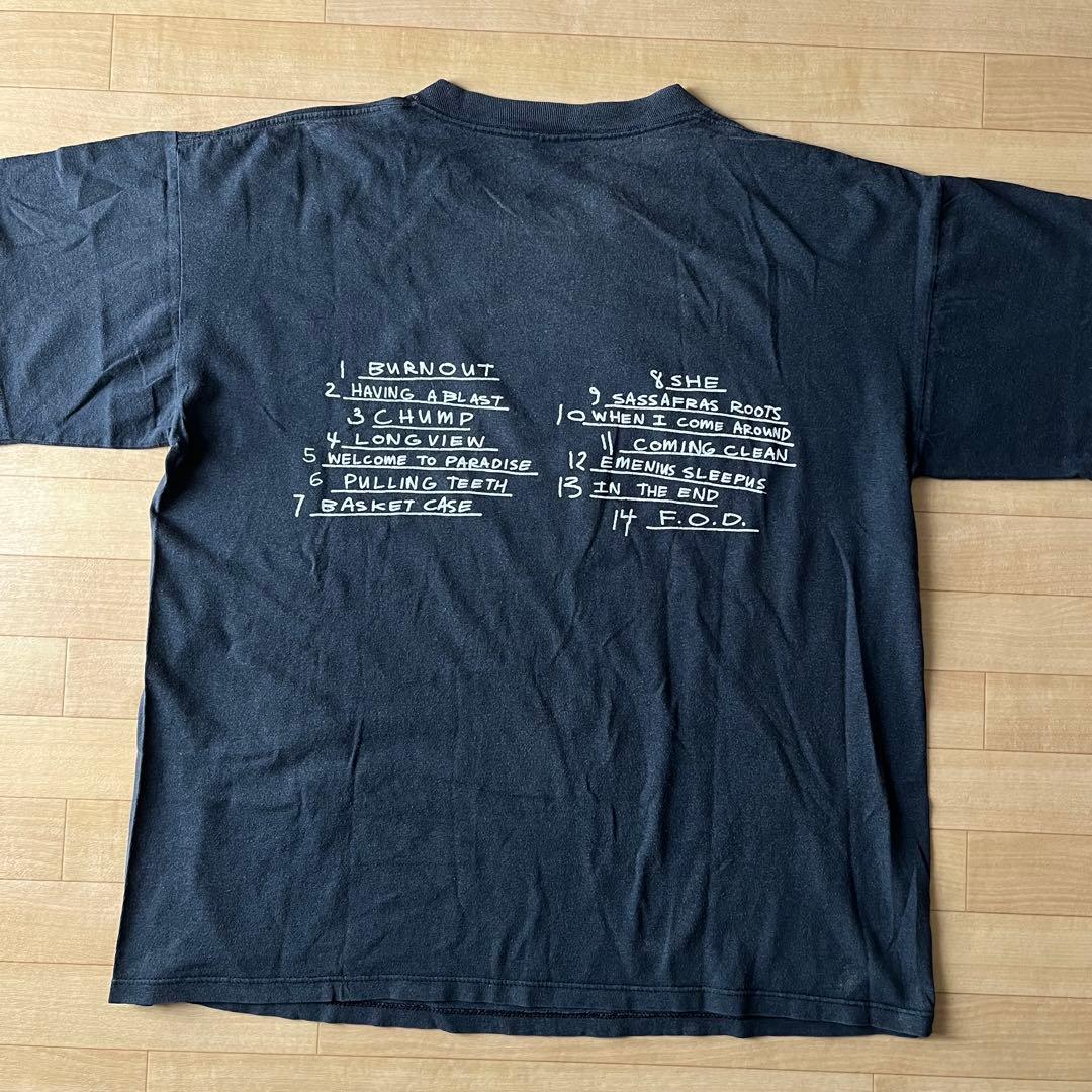 Green Day 本物 1994年ヴィンテージ Dookie Tシャツ XL