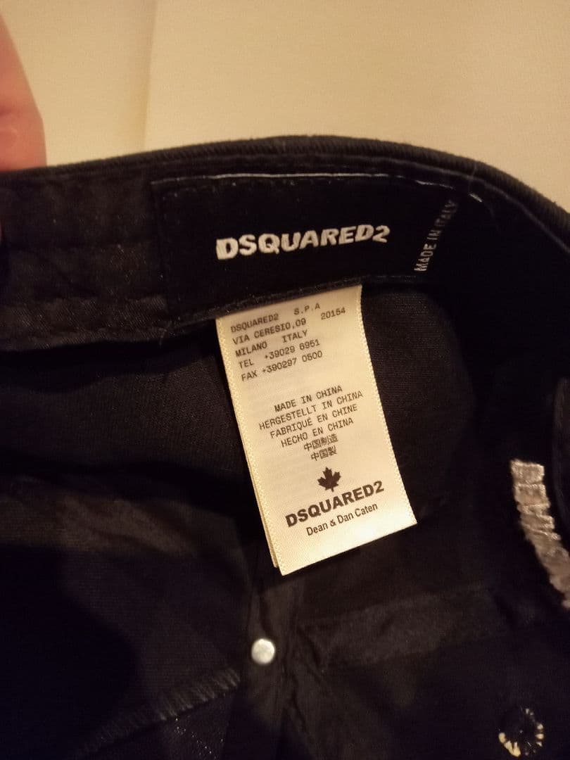 DSQUARED2 ディースクエアード2　キャップ